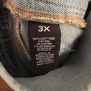 3x Jean short overalls